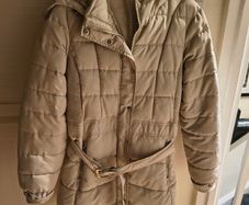 Beige winter coat