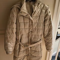 Beige winter coat
