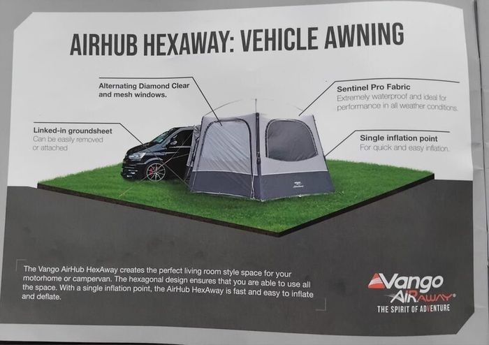 Camper- Vehicle- Awning -suit Any Van.