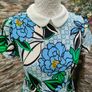 60s retro style floral mini dress size 8 Postage included Image 8