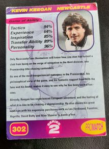 Kevin Keegan vintage card