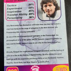 Kevin Keegan vintage card