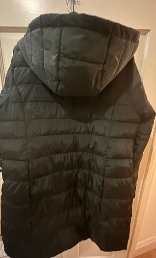 Forest Green Padded Coat With Hood