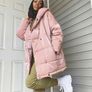 Zara Pink Puffer Jacket Image 2