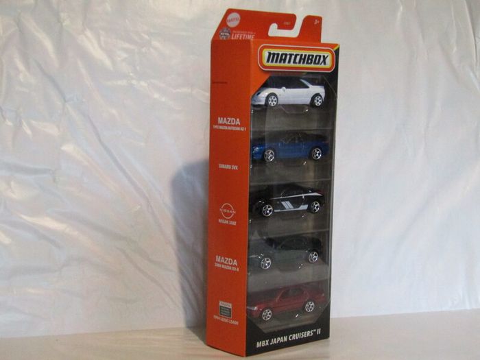 Matchbox Mattel Mbx Japan Cruisers 5 Pack Assortment Brand New Sealed