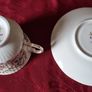 Rare Elizabethan Happy Anniversary Celebration Series Fine Bone China Cabinet Tea Cup And Saucer Made in England Image 9