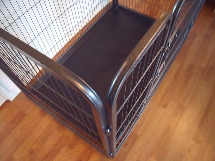 SALE Heavy Duty Whelping Pen With Abs Tray Puppy Play Pen Puppies Cage Crate Cartes Cages Dog Training Playpen for Dogs and puppies (Medium)