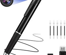 Mini Camera 32GB 1080P Surveillance Camera Portable Small Surveillance Camera Pen Camera for Home Office Business Meeting with 5 Ink Fills