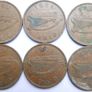 Vintage- Ireland, 1 Pingin Bronze Coins Image 4