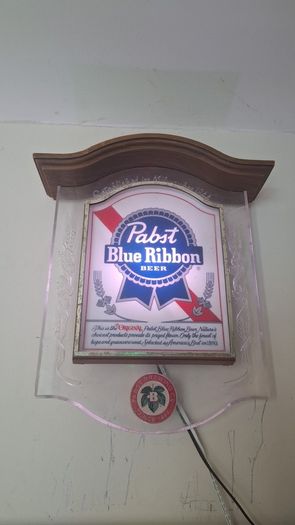 Rare vintage American Pabst Blue Ribbon light