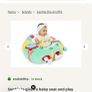Sophie La Giraffe Baby Seat and Cushion Image 3