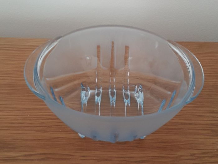 Art Deco - Small - Frosted Glass Dish