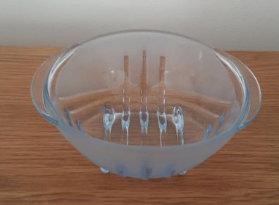 Art Deco - Small - Frosted Glass Dish