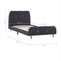 Single bed, kids bed with ikea mattress