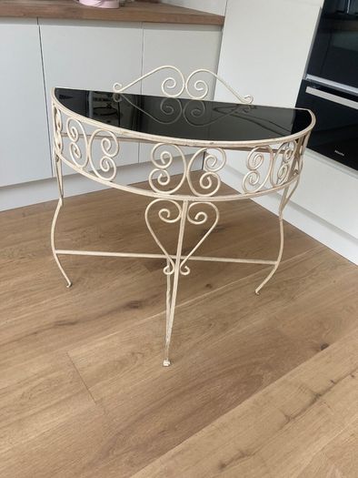 Vintage Console / Demi Lune Table