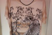 Perfetto leopard blouse size XL UK16 EU44 Postage included