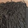 Black shaggy knit cropped jacke, size 10 Image 2
