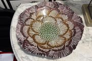 Decorative glass bowl