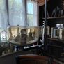 Antique G Sciolari lustre 3 arm ceiling and wall lights 1960s Image 5