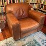 Brown leather armchair- Very comfortable! Image 5
