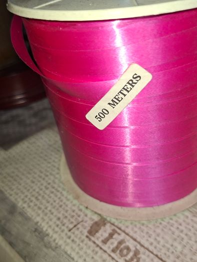 Approx 1300 metres of Ribbons on Reels, suitable for various crafting and decoration purposes Postage Available