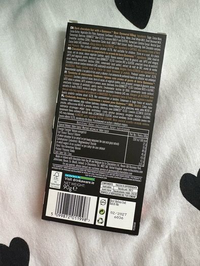 guinness truffle chocolate 90g