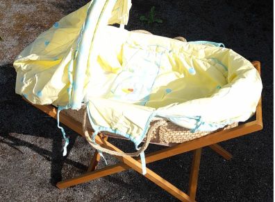 Moses Basket with stand