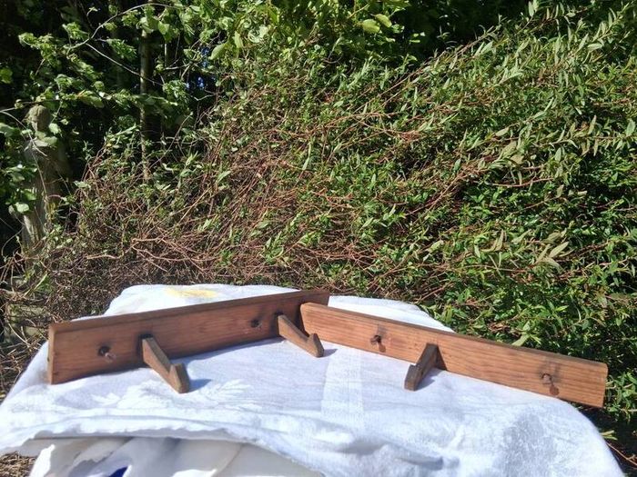 Art Nouveau Wooden Coat Rack
