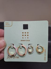 SIX Gold-Plated earrings Ana Lisa