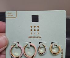 SIX Gold-Plated earrings Ana Lisa