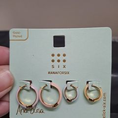 SIX Gold-Plated earrings Ana Lisa