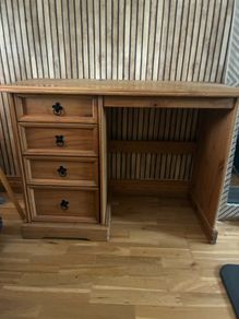 Solid wooden desk