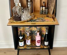SALE! MCM Neat Cocktail Bar/ Bureau cabinet