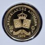Netherlands Antilles Gold 1979 Royal Covenant 50 Gulden Proof Like Gold Coin Image 2