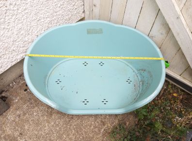 plastic dog bed