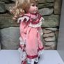 Porcelain Doll Vintage Dress & Parasol Image 5