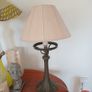 Antique Solid Bronze Table Lamp Image 8