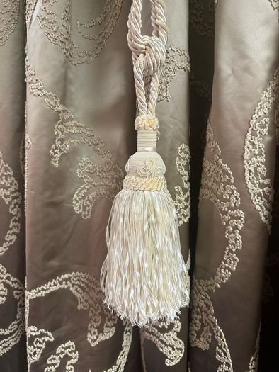 Stunning Bespoke Satin Silk Interlined Curtains 114"/290cm Wide x 88"/224cm Drop