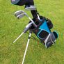 Left handed Golf Clubs with pink Spalding Bag Image 5