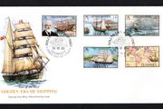 1983 Guernsey Golden Era of shipping Commemorative Stamps First Day Cover (FDC)