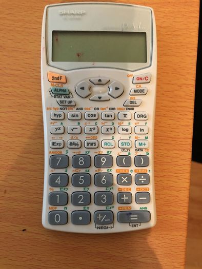 Sharp el-531wh  calculator