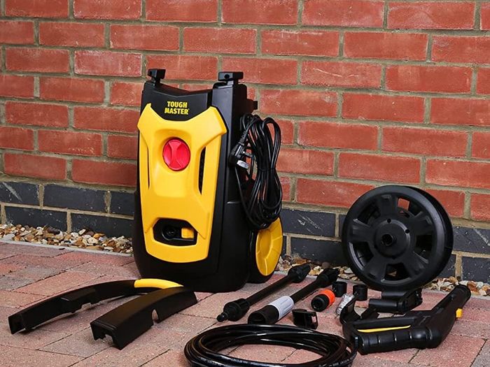 High Power Pressure Washer 1800W High Performance Jet Wash 420 L/H 140 Bar Turbo Nozzle Auto Stop System 6M Hose Portable Electric Jet Washer for Patio Car Garden Home Furniture (FREE SHIPPING)