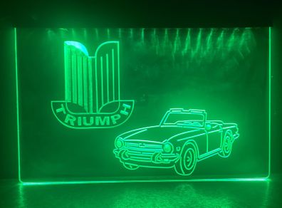Triumph Cars Neon Light