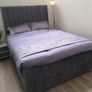 Amelia Panel Bed Frame With Mattress Image 2