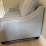 Grey Sofa and matching footstool Image 3