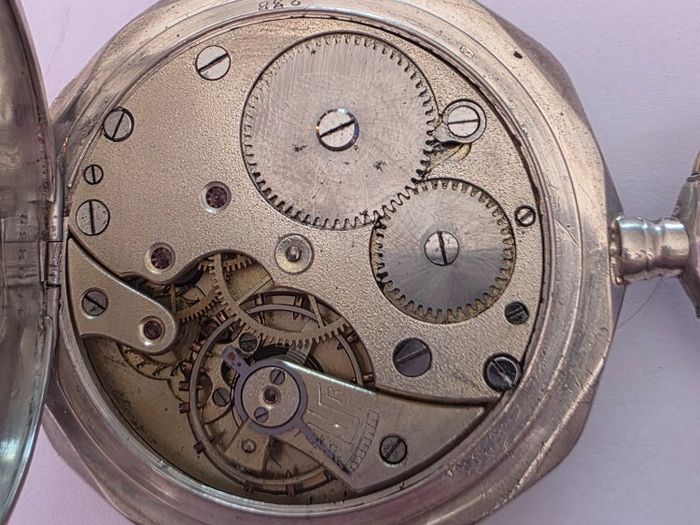 antique silver pocket watch