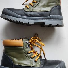 Next Kids Utility Khaki/Black Hiking Boots Size 12