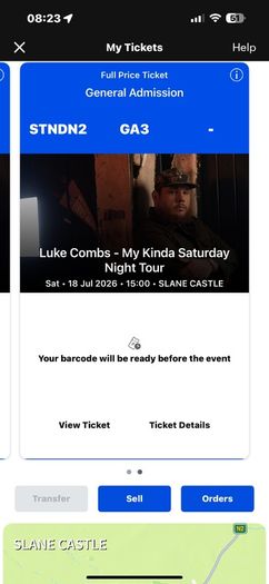 luke comb tickets x2