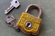 Vintage Abus mini lock