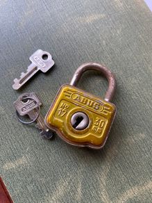 Vintage Abus mini lock